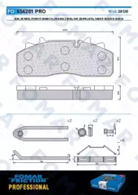 FOMAR FRICTION FO 654281